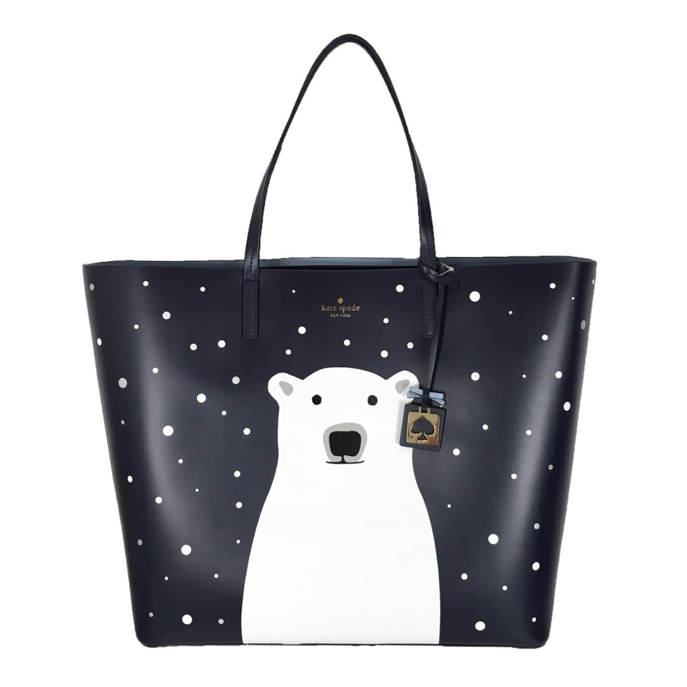 Kate Spade large polar bear tote NWOT
